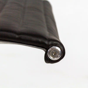 SOLD 2010s Herman Miller Eames Aluminum Group Executive Desk Chair in Black Leather