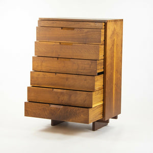 SOLD 1993 Mira Nakashima George Nakashima Studio Tall Highboy Dresser 7 Drawer Chest
