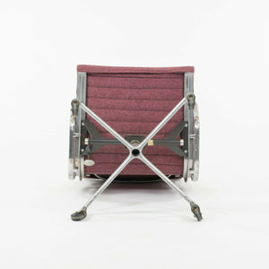 SOLD 1977 Herman Miller Eames Aluminum Group Fabric Management Desk Chair Red Fabric