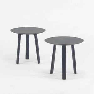 SOLD Pair of 2015 Allermuir Sunda 2 Black Side / End Tables by Allermuir Design