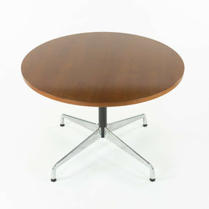 SOLD 2012 Herman Miller Eames Aluminum Group Segmented Dining Table 42 Inch Walnut