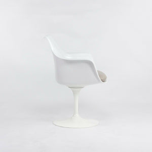 SOLD 2014 Eero Saarinen for Knoll White Tulip Dining Arm Chair 6 8 10 12 Available