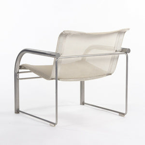 SOLD 1980 Prototype Richard Schultz for Knoll Stainless Steel & Mesh Lounge Chair