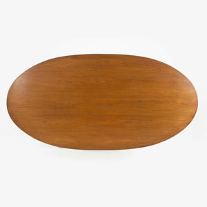 Osvaldo Borsani for Stow Davis Dining Table with Walnut Top and Chromed Steel Base