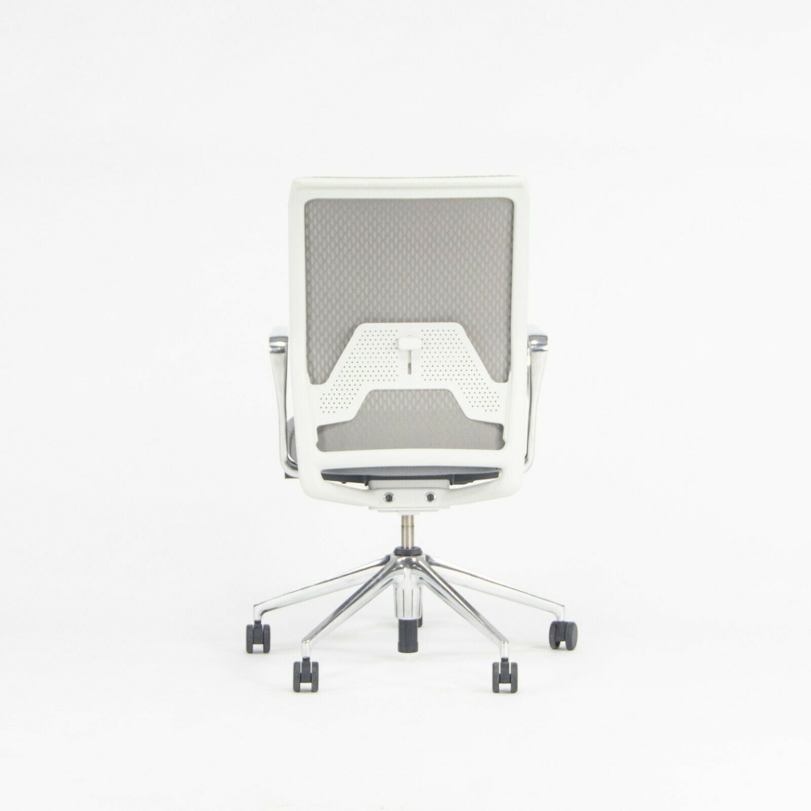 2015 Gray Vitra ID Mesh Desk Chairs by Antonio Citterio Polished Arms / Bases