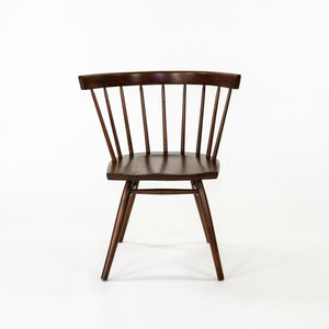 SOLD 1947 Pair of George Nakashima for Knoll Associates N19 Straight Chairs in Walnut