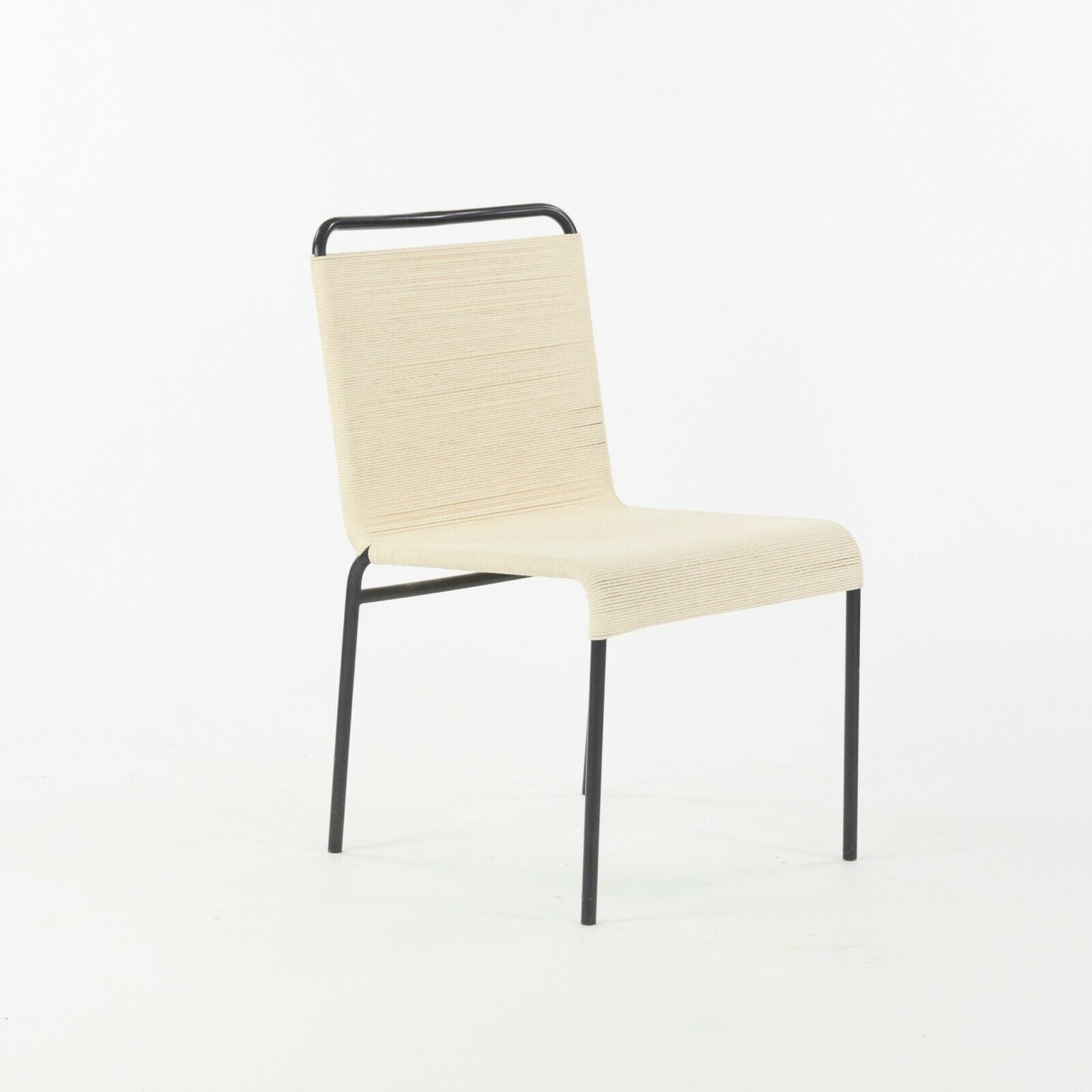 SOLD 1960 Hendrik Van Keppel & Taylor Green Model 805 Dining Chairs Set of 6 with Cotton Cording