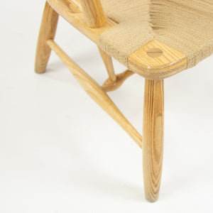 SOLD 1960s Hans Wegner Peacock Chair for Johannes Hansen of Denmark Ash & Teak Knoll