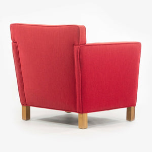 SOLD 2007 Pair Original Knoll Mies Van Der Rohe Krefeld Lounge Chair Red Fabric