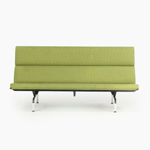 SOLD 2006 Herman Miller by Ray and Charles Eames Sofa Compact Green Fabric Upholstery
