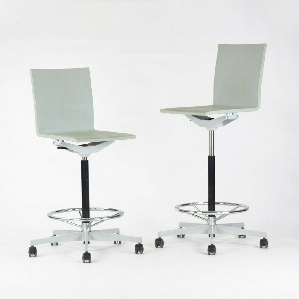 SOLD Maarten Van Severen .04 Counter / Bar / Drafting Stools for Vitra from Princeton