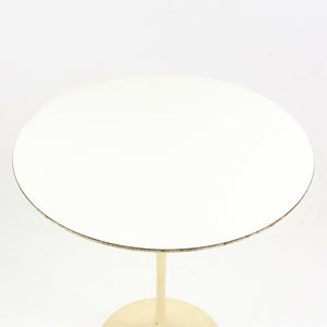 SOLD 1960s Vintage Eero Saarinen For Knoll 20 Inch Tulip Side Table White Laminate