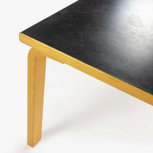 SOLD 1970s Alvar Aalto for Artek L-Leg Birch and Laminate Vintage Dining Table Knoll