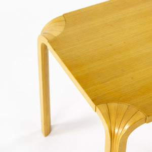 SOLD 1950s Alvar Aalto Square Fan Leg Side End Table Artek Finmar Finsven Finland