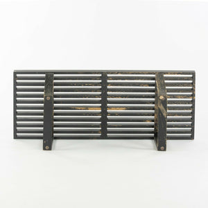 SOLD 1950s Vintage George Nelson for Herman Miller 4690 Ebonized Slatted Wood Bench