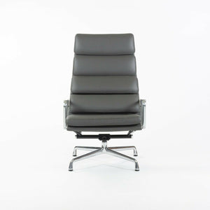 SOLD 2015 Eames Herman Miller Grey Soft Pad Aluminum Group Lounge Chair 3x Available