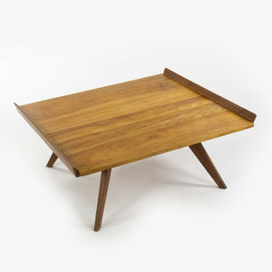 SOLD 1947 George Nakashima for Knoll Associates N10 Coffee Table in Birch and Walnut