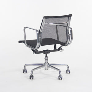SOLD 2009 Herman Miller Eames Aluminum Group Executive Low-Back Black Mesh Desk Chair