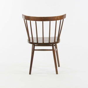 SOLD 1947 Pair of George Nakashima for Knoll N19 Straight Chairs with Dark Walnut Finish