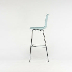 2020 Jasper Morrison for Vitra HAL Bar Stool in Ice Gray / Blue w/ Chrome Base