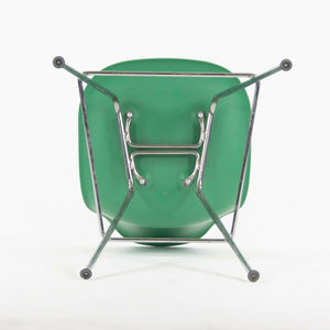 SOLD Ray and Charles Eames Herman Miller Molded Shell Bar Stool Chair Kelly Green