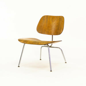 SOLD 1947 Rare Evans Plywood Herman Miller Eames LCM Lounge Chair Metal Legs in Birch