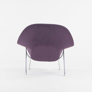 SOLD 2021 Eero Saarinen for Knoll Medium Size Womb Chair w/ Purple Summit Fabric