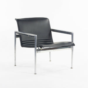 SOLD 1966 Collection Prototype Richard Schultz Polished Aluminum Leather Lounge Chair