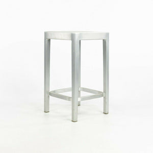 SOLD 2009 Philippe Starck for Emeco Starck Counter Height Stool in Brushed Aluminum