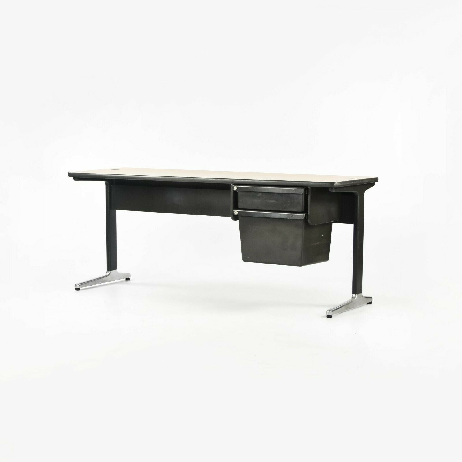 1970s 6ft George Nelson & Robert Probst Herman Miller Action Office Desk with Drawers