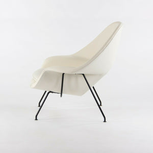 SOLD 2020 Eero Saarinen for Knoll Studio Womb Chair in White / Ivory Boucle Fabric
