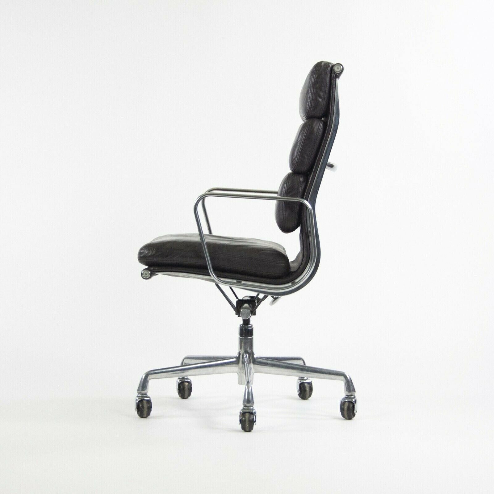 SOLD 1996 Eggplant Eames Herman Miller High Back Soft Pad Aluminum Group Chair