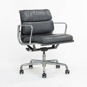 SOLD 1999 Dark Gray Herman Miller Eames Soft Pad Aluminum Group Management Desk Chair