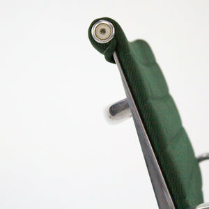 SOLD 1990 Herman Miller Eames Aluminum Group Management Desk Chair in Green Fabric