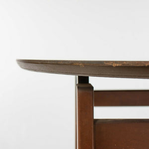 1960s Jens Risom Design Inc Walnut & Laminate End / Side Table