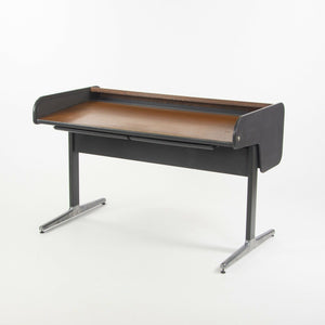SOLD 1970s George Nelson for Herman Miller Action Office Roll Top Desk w/ Dark Oak