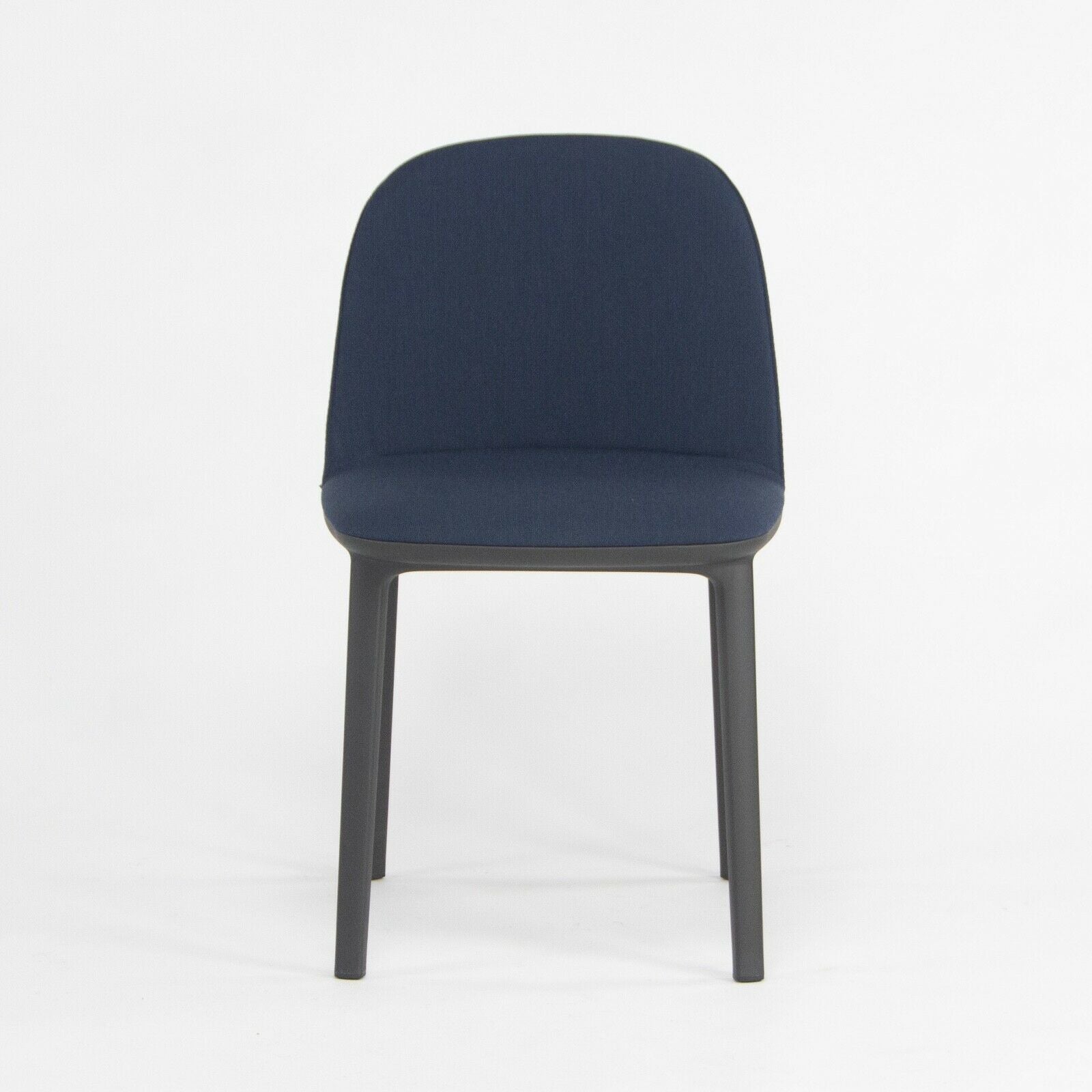 2018 Vitra Softshell Side Chair w/ Dark Blue Fabric by Ronan & Erwan Bouroullec