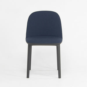 2018 Vitra Softshell Side Chair w/ Dark Blue Fabric by Ronan & Erwan Bouroullec