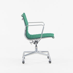 SOLD 1984 Herman Miller Eames Aluminum Group Management Desk Chair with Green Fabric