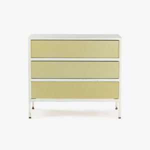 SOLD 1950s George Nelson for Herman Miller Walnut Laminate Steel Frame Series Dresser