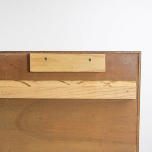 SOLD 1960s Florence Knoll Associates Hanging Wall Cabinet Sideboard Walnut and Black