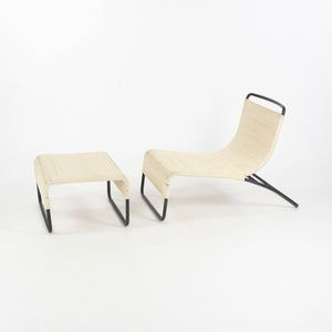 SOLD 1960s Van Keppel & Green for Brown Jordan Outdoor String Lounge Chair & Ottoman