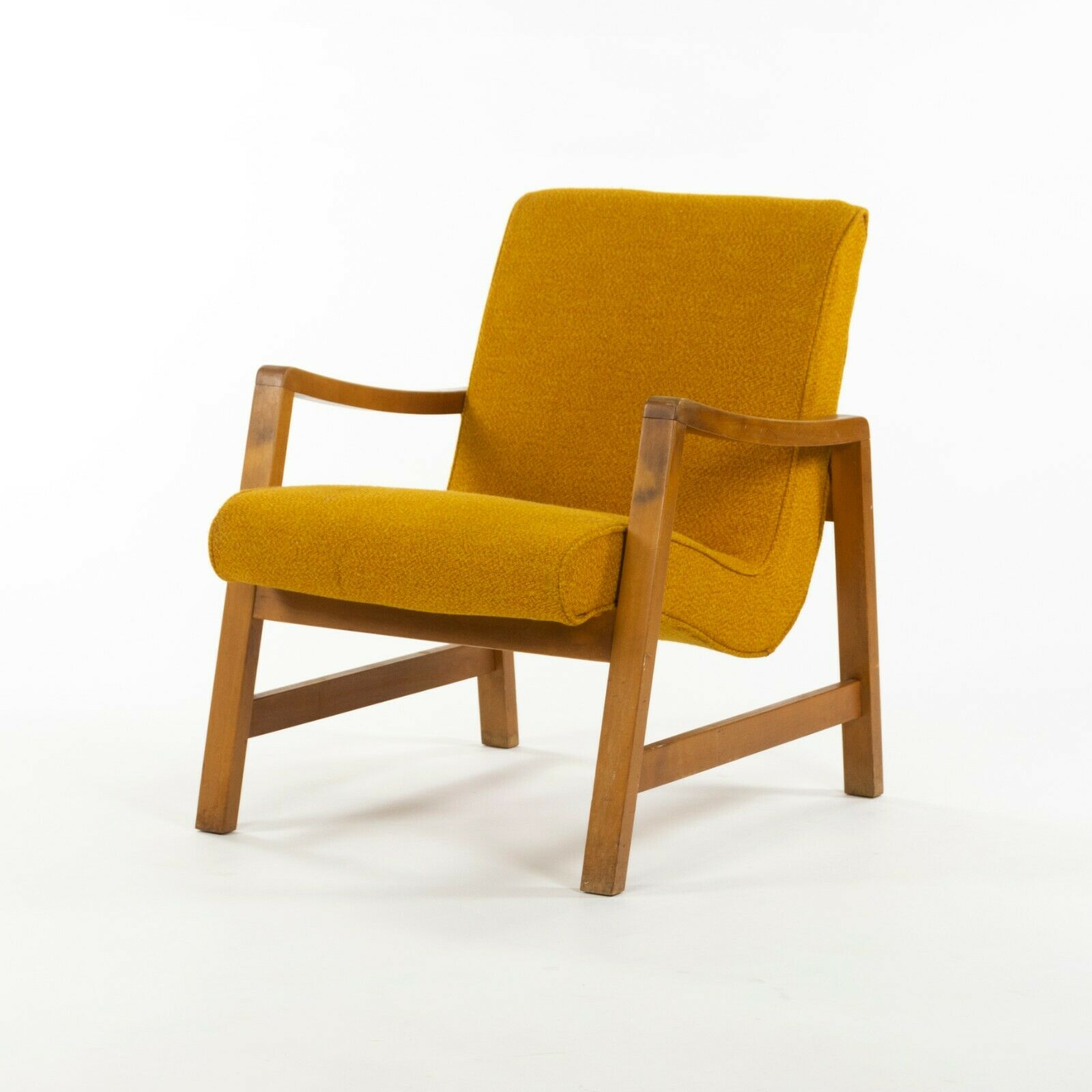 SOLD 1946 Jens Risom for Knoll Associates 652 Easy Lounge Arm Chair w/ Original Label
