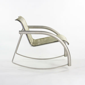SOLD Prototype Richard Schultz 2002 Collection Stainless Steel & Mesh Rocking Chair
