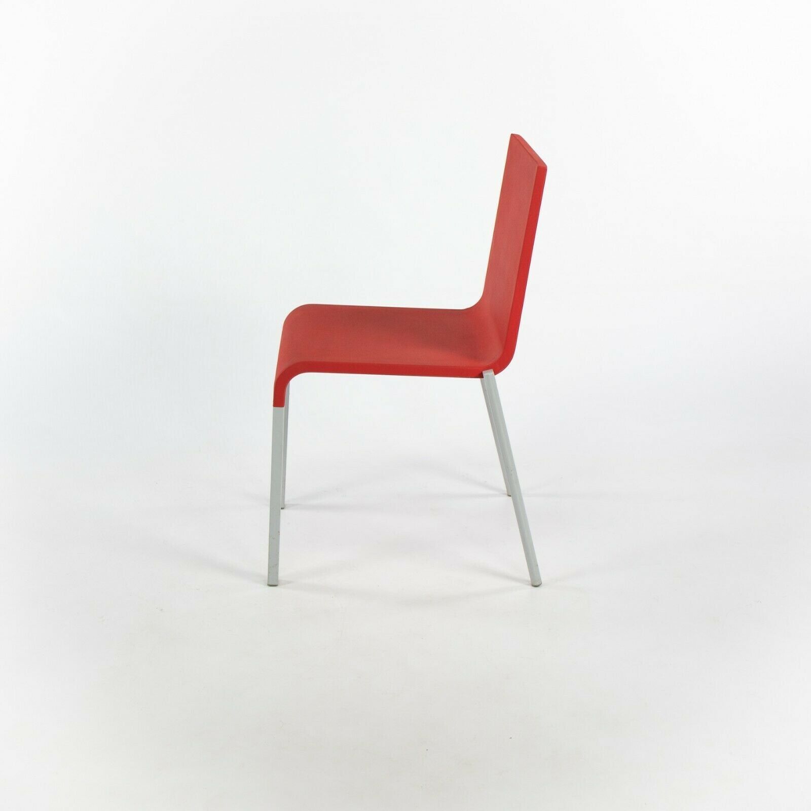 2010s Vitra .03 Stacking Chairs by Maarten Van Severen in Red