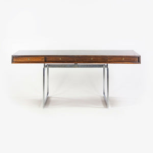 1959 4-Drawer Bodil Kjaer Desk for E. Pedersen & Son Brazilian Rosewood Made in Denmark