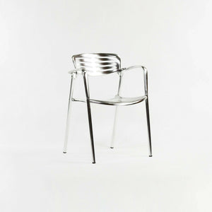 SOLD 2000s Jorge Pensi for Knoll and AMAT 3 Toledo Aluminum Outdoor Stacking Chairs