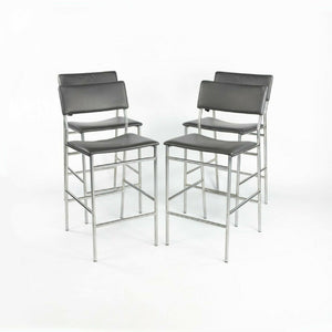 2012 Martin Visser for Spectrum SB07 Counter Height Stool in Leather & Stainless 12 Available