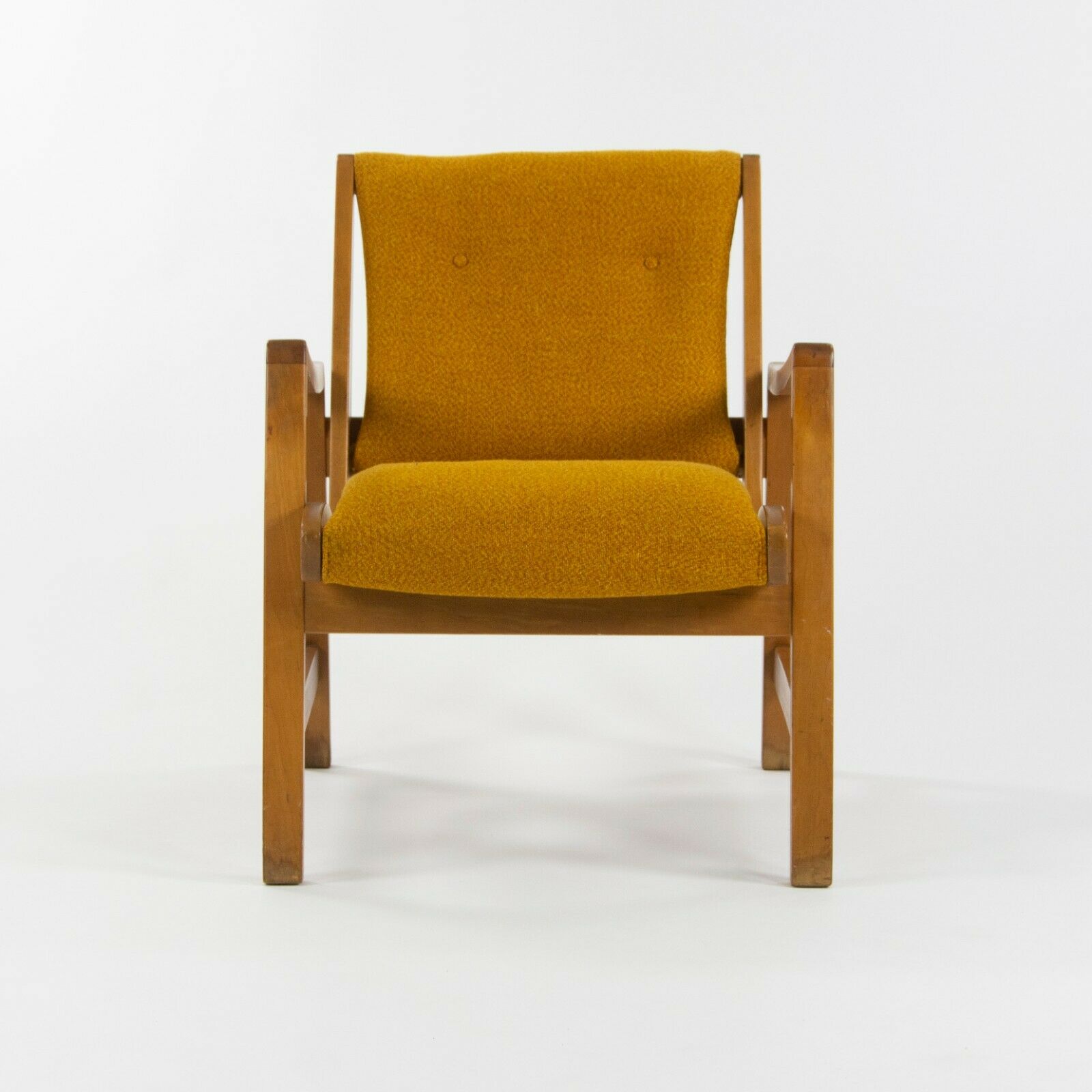 SOLD 1946 Jens Risom for Knoll Associates 652U Easy Lounge Armchair w Original Label