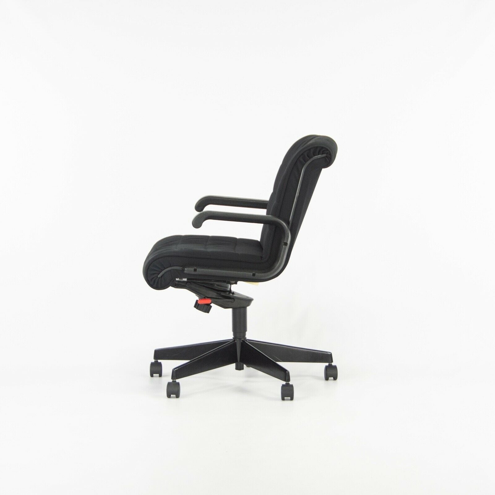 1990s Richard Sapper for Knoll Office / Desk Chair with Black Fabric and Frame